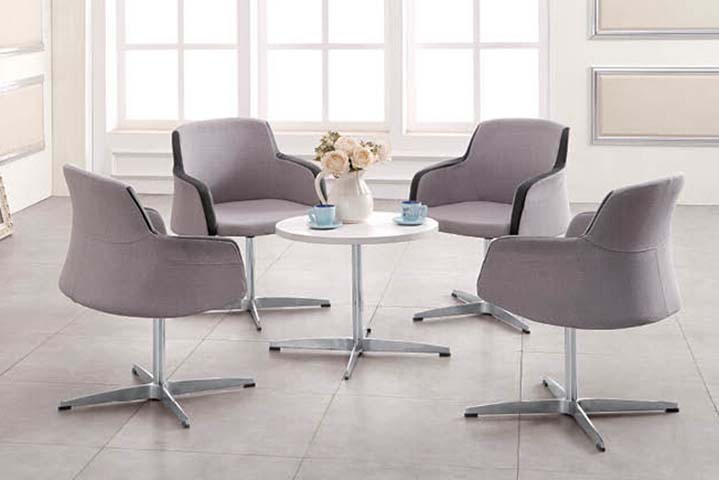 5-Piece Modern Swivel Lounge Conversation Set