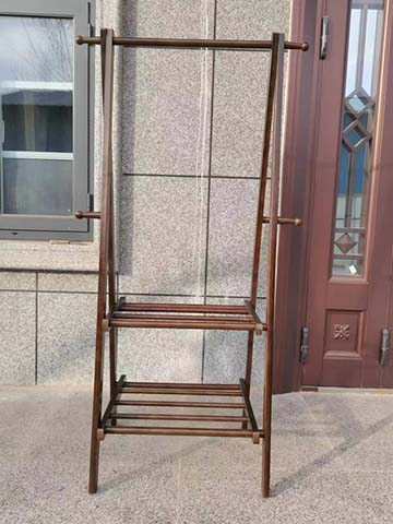 Freestanding Two-Tier Garment and Shoe Rack