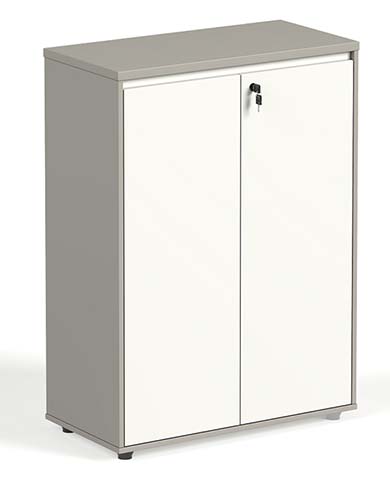 Lockable Two-Door Metal Storage Cabinet