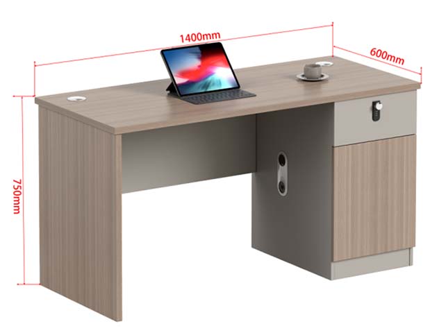 Panel Office Desk with Right Storage Pedestal
