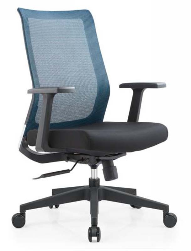 Mid-Back Mesh Swivel Task Chair with Fixed Arms