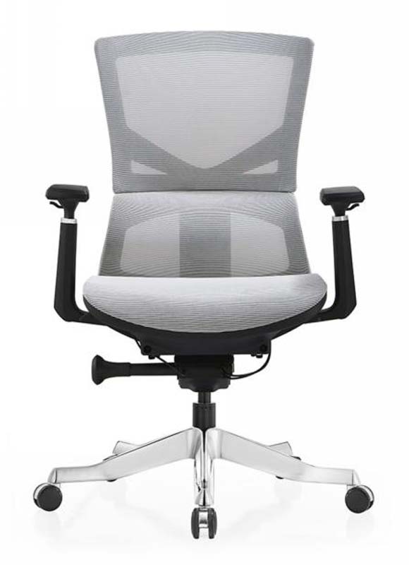 Mesh Ergonomic Task Chair with Adjustable Arms and Chrome Base