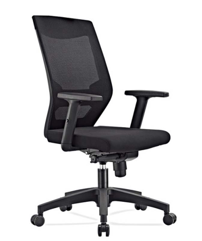 Black Mesh Ergonomic Swivel Task Chair