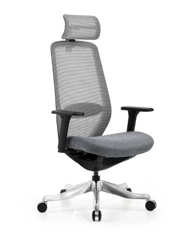 High-Back Ergonomic Mesh Office Chair with Headrest