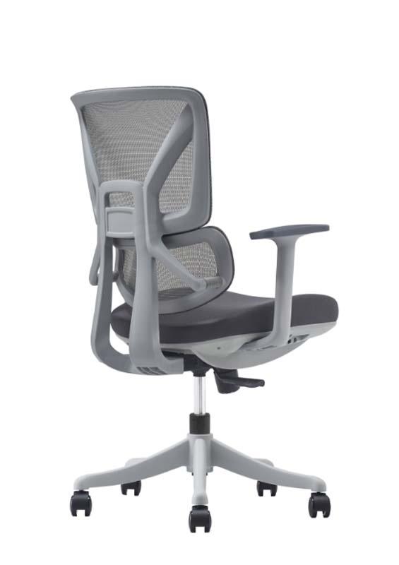 Mid-Back Mesh Swivel Task Chair with Fixed Armrests