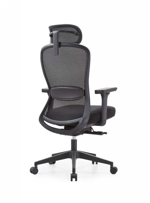 High-Back Mesh Ergonomic Office Chair with Headrest and Adjustable Arms