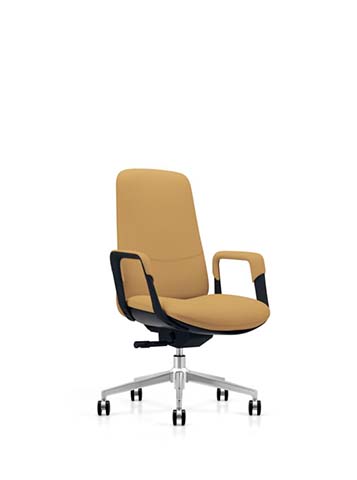 Mid-Back Upholstered Swivel Executive Office Chair