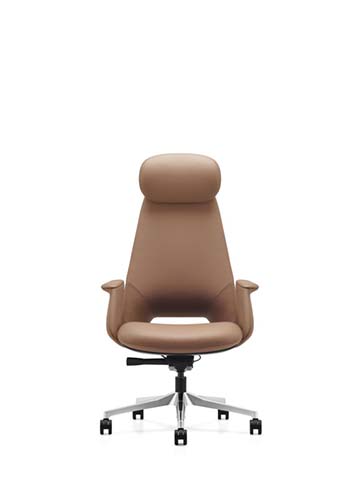 High-Back Leather Executive Swivel Chair