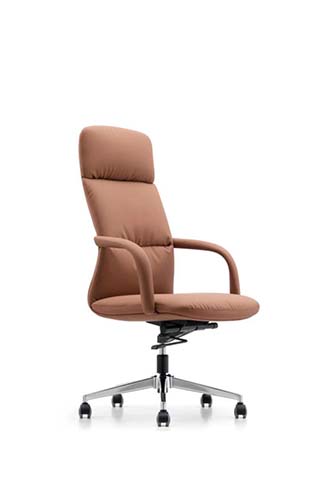 High-Back Upholstered Executive Swivel Chair