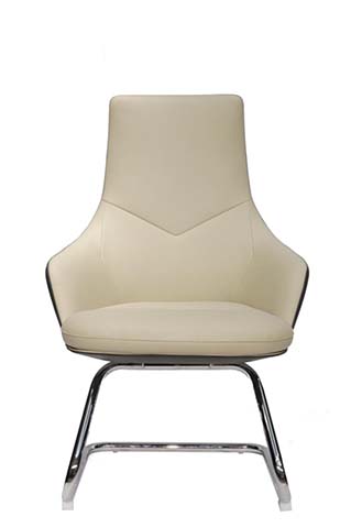 Continuous Upholstered Sled-Base Guest Chair